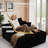 No Assembly Required Compression Packed 3-piece Cloud Modular Upholstered Sectional Sofa With Chaise Lounge Chair-82438245-82421009