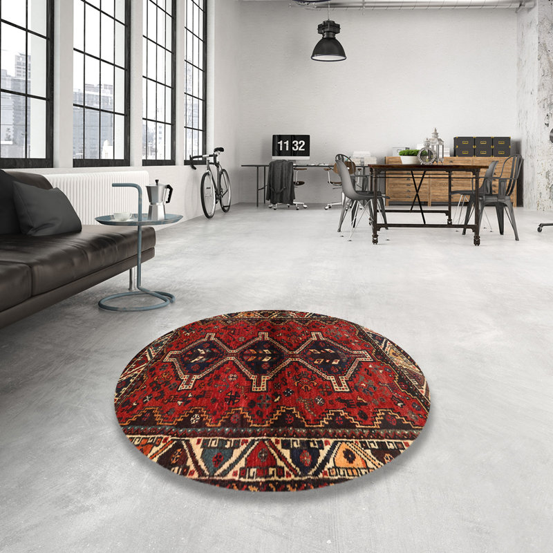 Oriental Indoor Rug, Round 4'