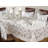 Evening Snowflake Collection Polyester Embroidered Square Napkin