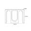 Console minimaliste de style italien brun-129020190