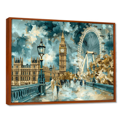 Big Ben And The London Big Wheel II - United Kingdom Print Wall Art