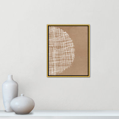 Basketweave Basket Weave Circle II Print by Tom Reeves