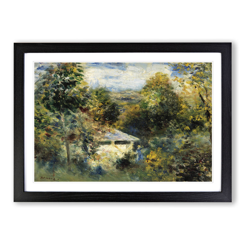 Louveciennes by Pierre-Auguste Renoir - Framed Print, 27cm H x 36cm W x 2cm D, Black Framed