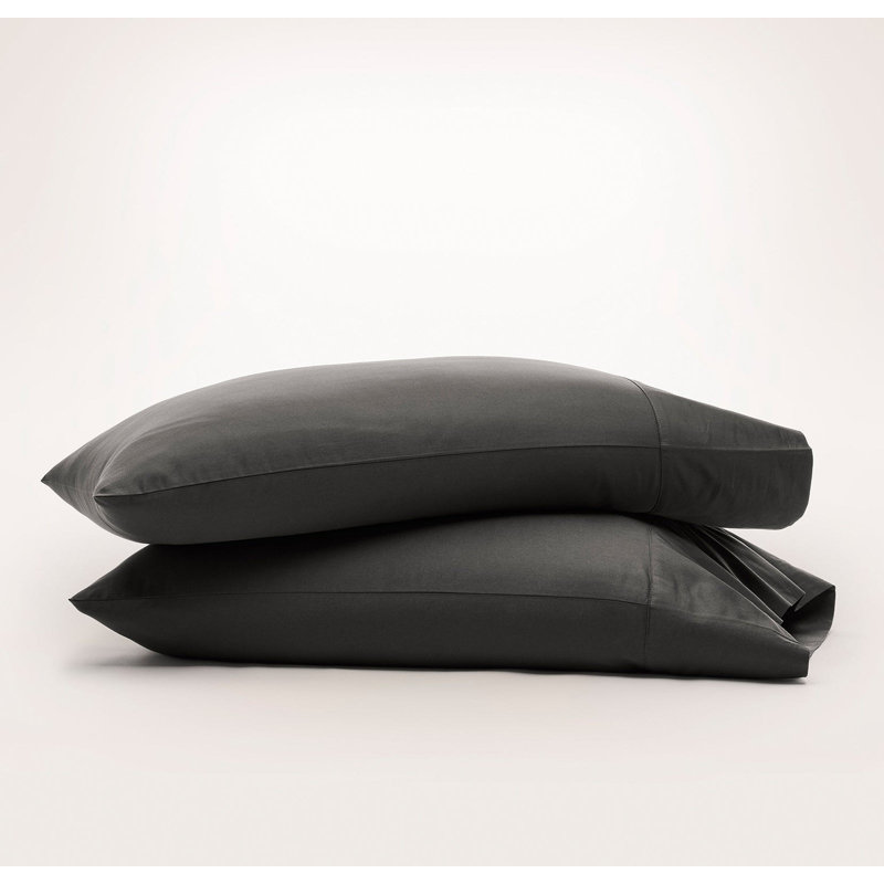 Signature Washed Pillowcase Set, Night, King Pillowcase