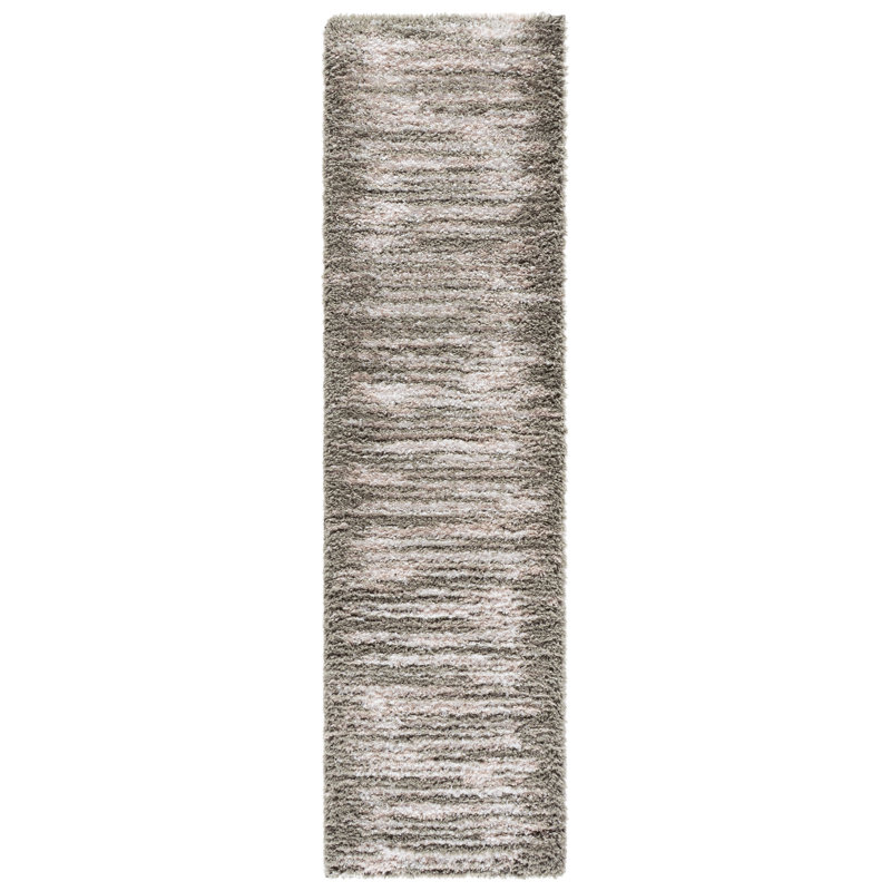 Atlantis Shag 104 Performance Abstract Rug, 2'-2" X 8'-0" Runner