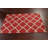 Geometric Handmade Tufted Wool Red/Beige Area Rug