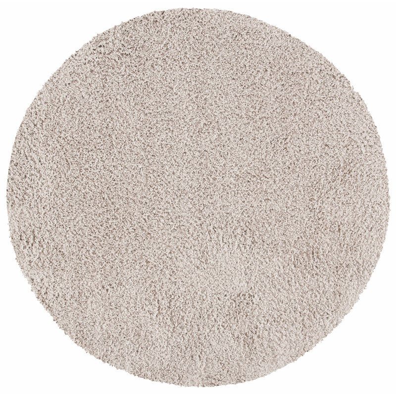 Tapis taupe Siragan, Rond 5 pi 3 po