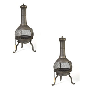 500 Square Feet Vent Free Freestanding Wood Burning Stove (Set of 2)