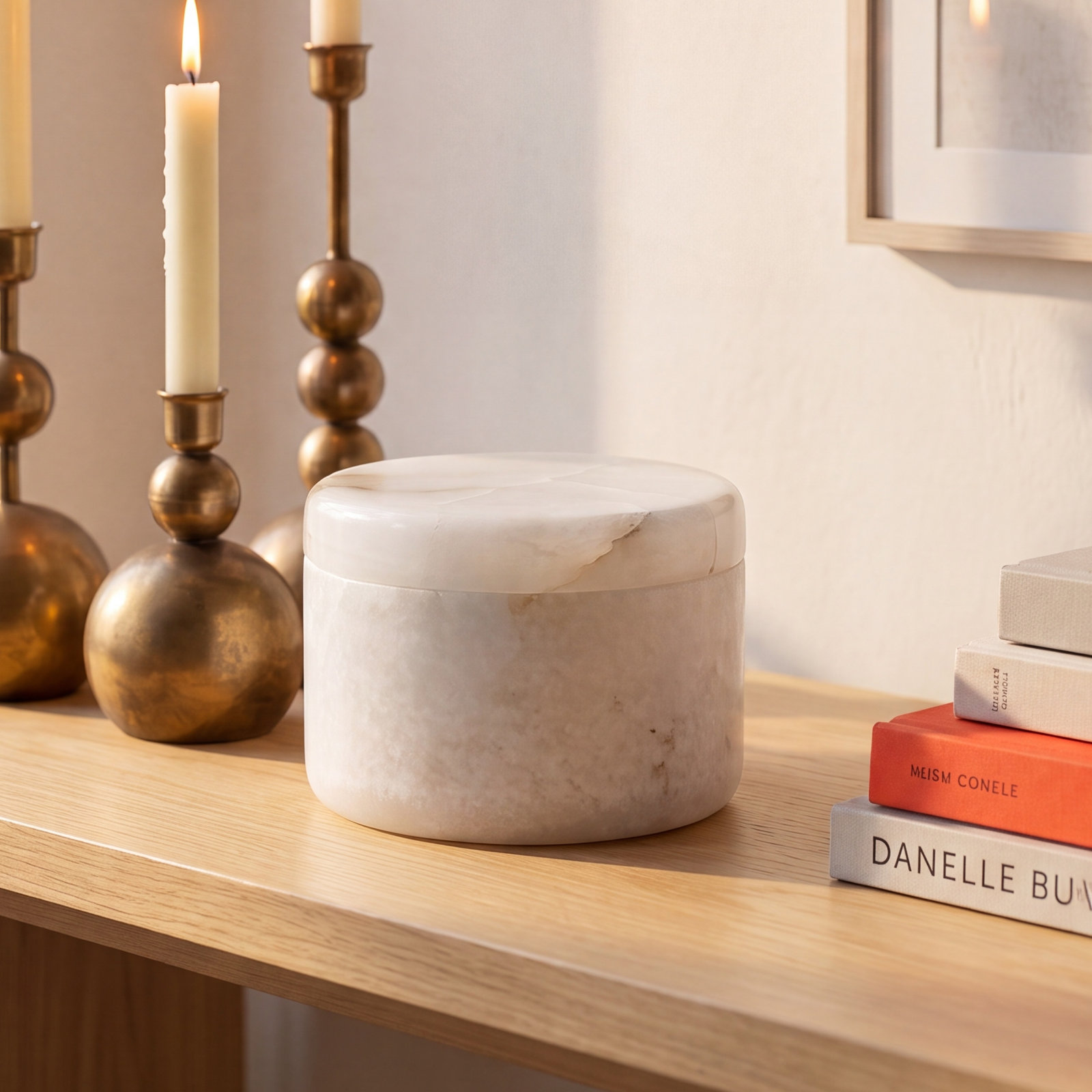 Claudine Marble Decorative Box