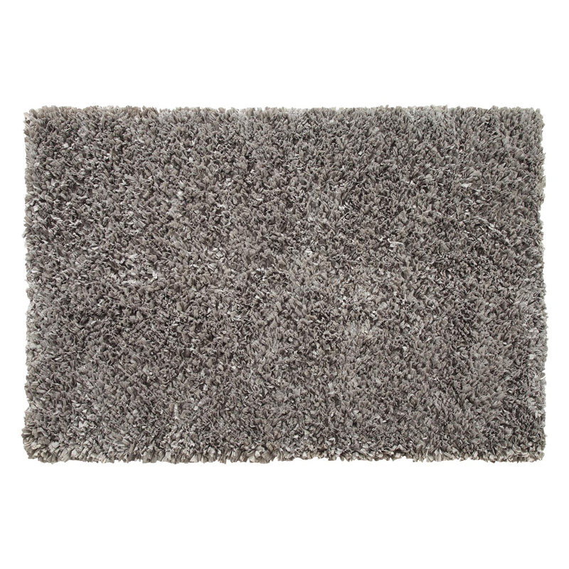 Andrada Non-Slip Bath Rug, 34" W x 21" L, Gray