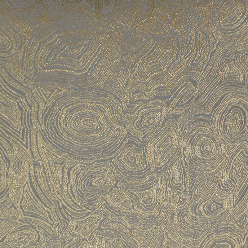 Gatsby Abstract Reversible Throw Pillow, Taupe , Square 22"