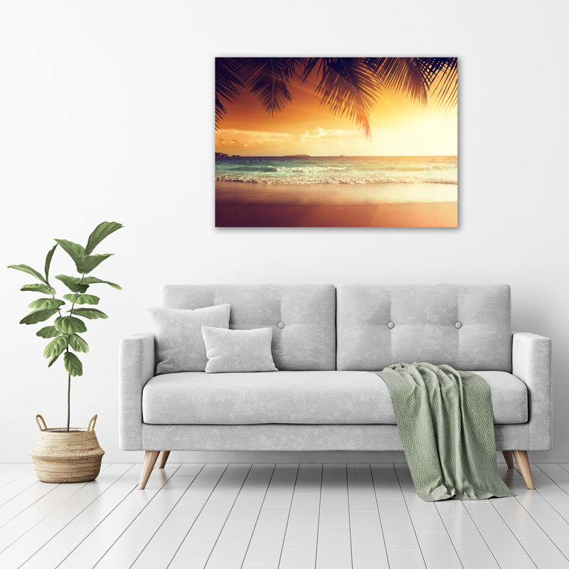 Tropical Beach - Wrapped Canvas Print