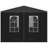 vidaXL Party Tent Anthracite Polyethylene 19.7x9.8x8.4ft-1739340184-1739340186
