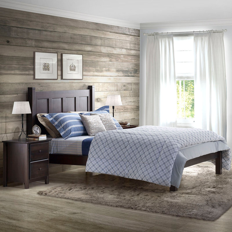 Shaker Bedroom Set (5-Piece), King, Expresso