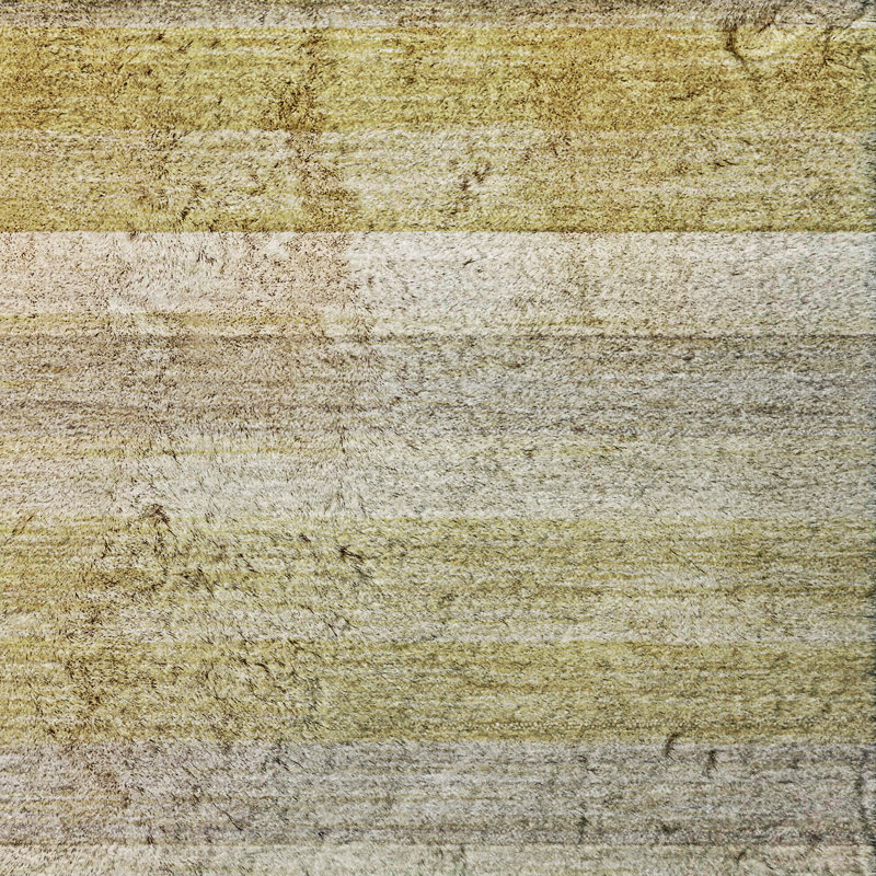 Tapis à poils longs de qualité supérieure lavable à la machine Dream ADS535, Wheat, 8' Round