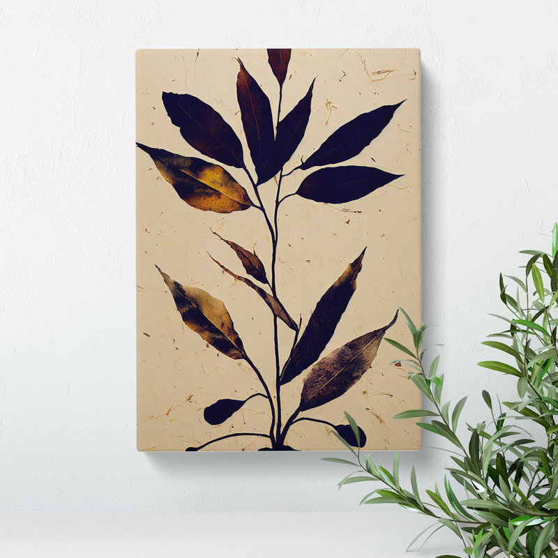 An Astonishing Leaves - Wrapped Canvas Print, 60cm H x 40cm W x 3cm D