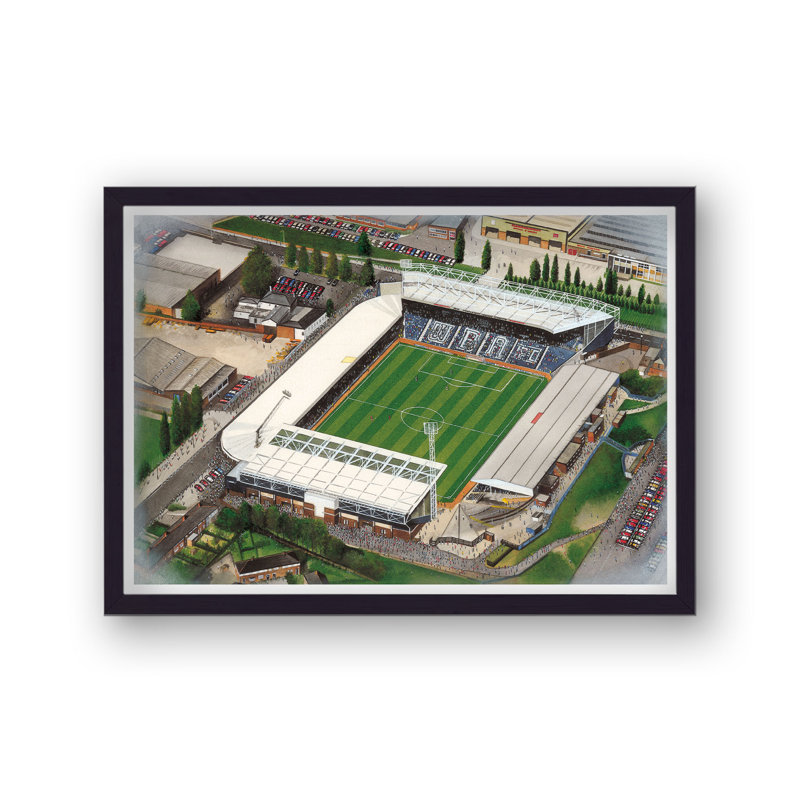 West Bromwich Albion FC WBA The Hawthorns Football Stadium Vintage - Single Picture Frame Print