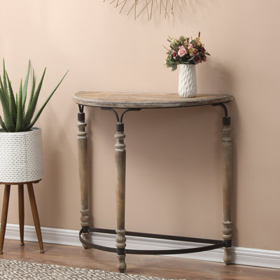 Dulcimer 31.1" Half-Moon Console Table