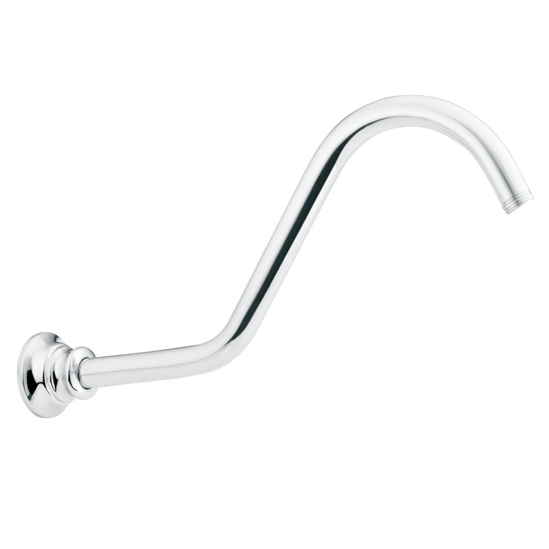 Waterhill Rainfall Spout and Flange Kit, Chrome