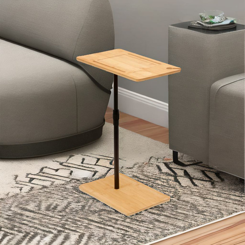 Table-plateau en bambou