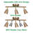 13.8" 3 -Light Track Lighting Kit,Matte Brass Finish Adjustable Flexibly Rotatable