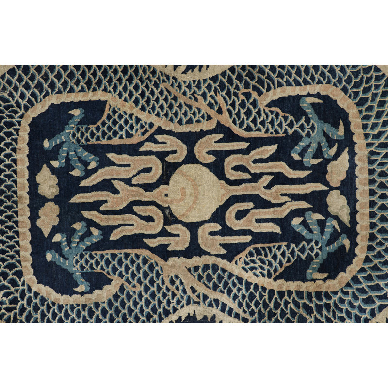 One-of-a-Kind 11'x13'4” Hand Knotted Area Rug