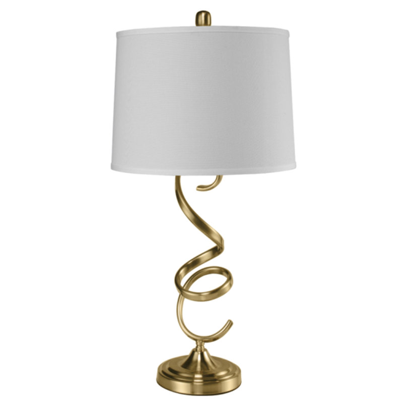 Doraville Metal Table Lamp, Matt Gold
