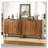 Sideboard Buffet Cabinet With Storage, Farmhouse Buffet Cabinet With Paper Clip Design