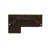 Blossie 123" W Corduroy L-Shaped Stationary Sectional-95994892-95994893