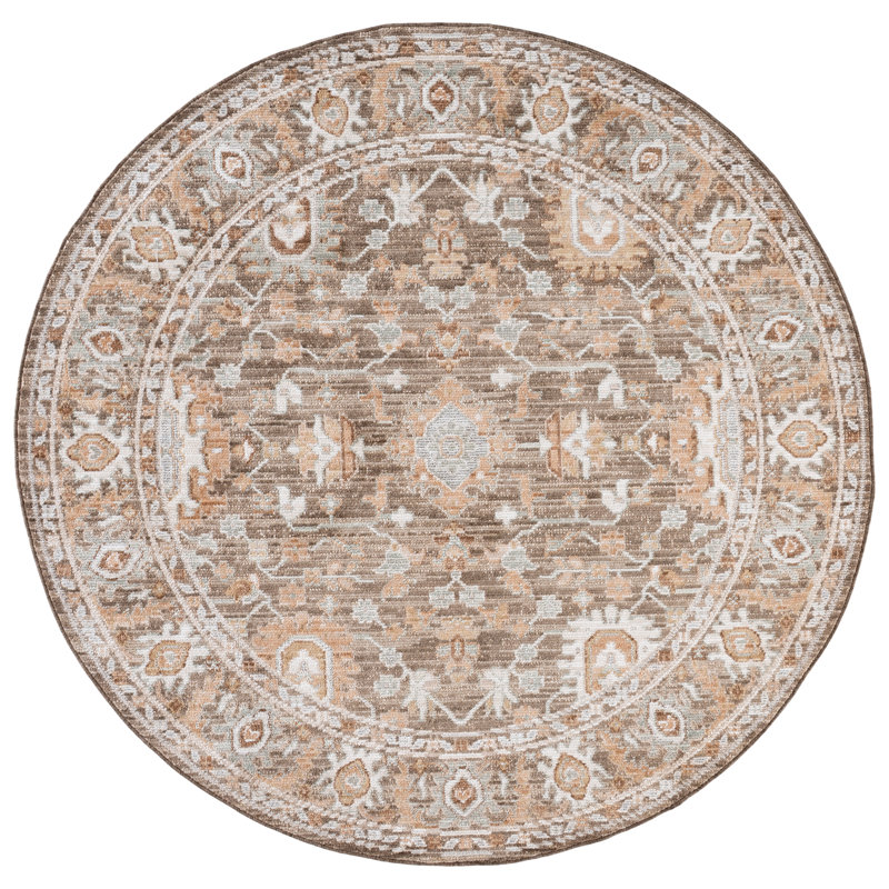 Vintage Westwood 206 Performance Oriental Rug, Round 6'3"