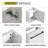 16'' Floating Wall Mount Bathroom Vanity