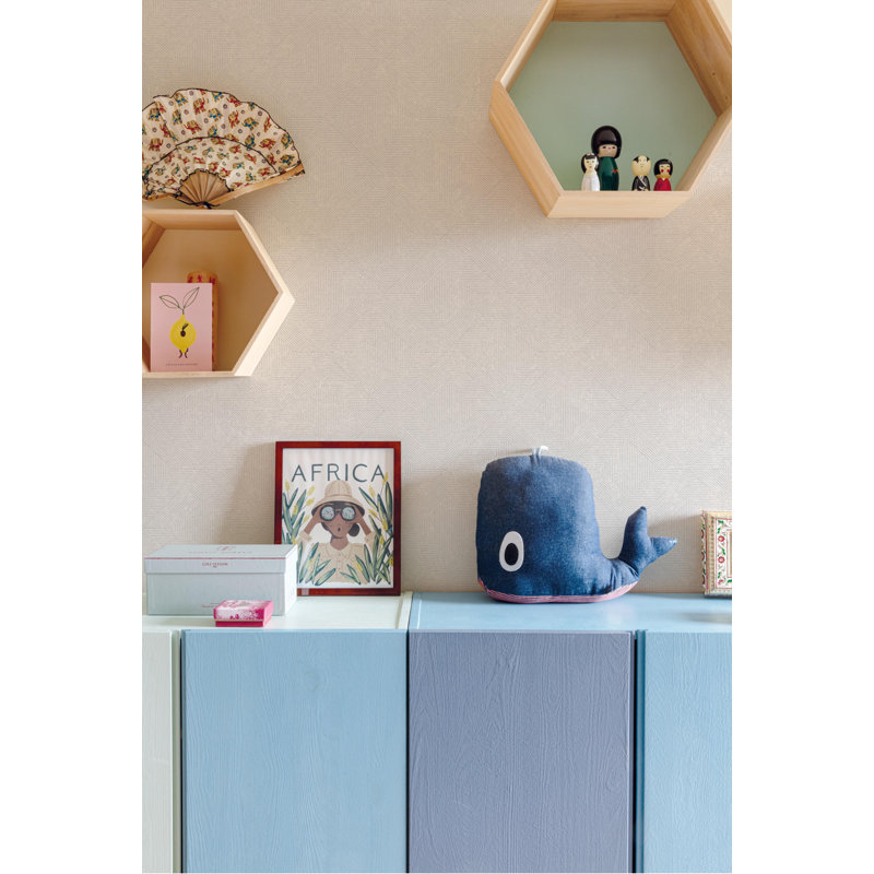 Rouleau de papier peint Annelieke, Gris clair