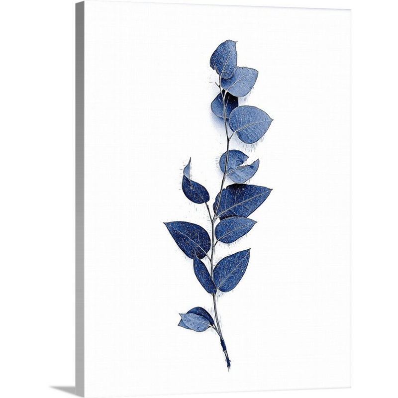 Petite branche Marine par Urban Epiphany-reproduction d’art sur toile, Toile tendue, H 16 po x l 12 po x P 1,25 po