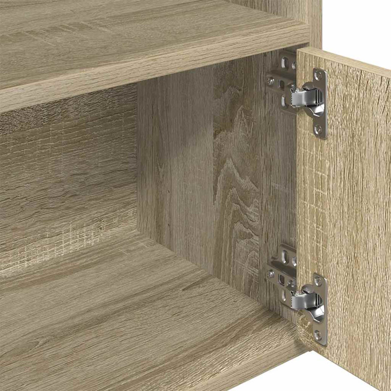 Conary 31cm W Bookcase, (5 Shelves) 127cmH x 31cmW x 24cmD, Sonoma Oak