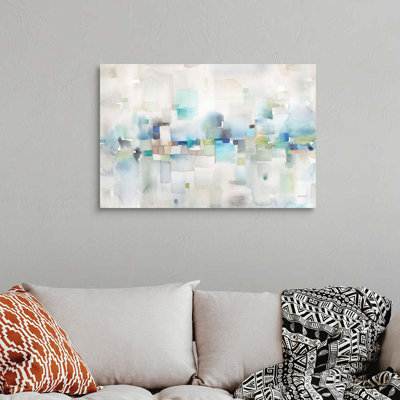 "Cityscape abstract" par Cynthia Coulter, reproduction d’art sur toile