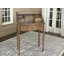 Bureau d'écriture avec huche de rangement Modern Paignt - Structure en bois massif, tablettes et casiers pour la maison, le bureau-1704336789