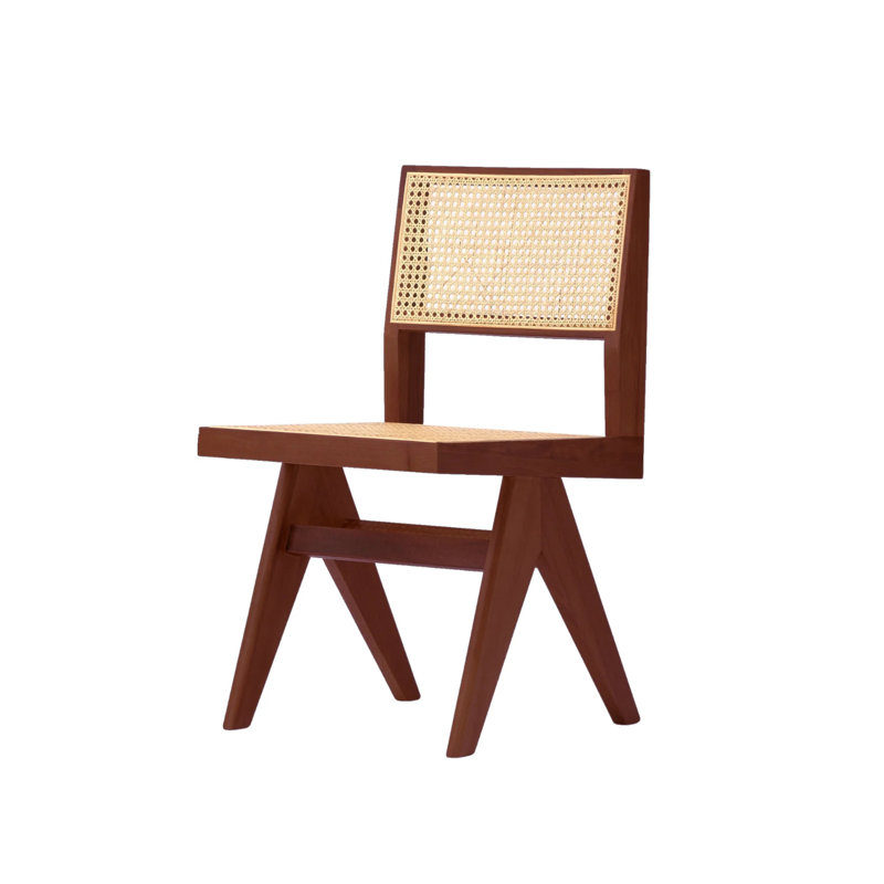 Chaise sans accoudoirs William Cane, Rouge