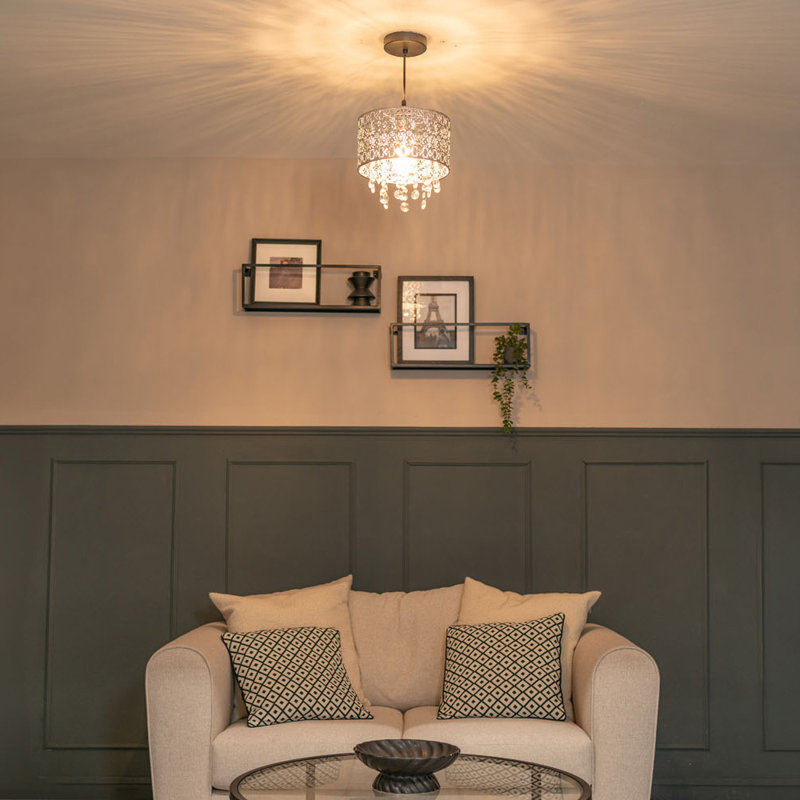 Silver Metal Easy Fit Shade