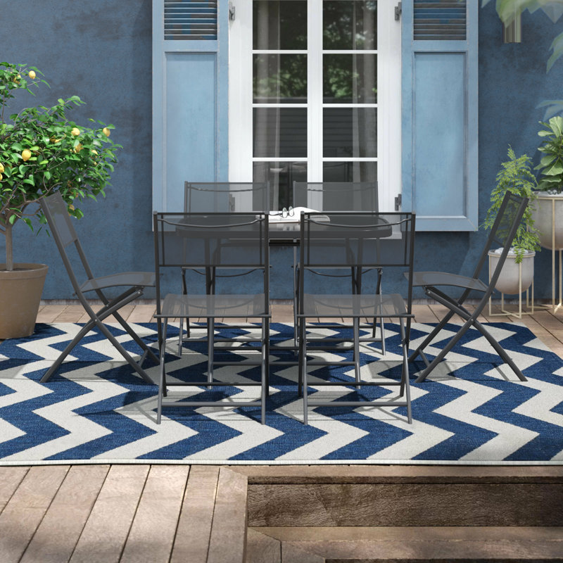 Emmalyn 6 - Person Patio Dining Set with Rectangular Table