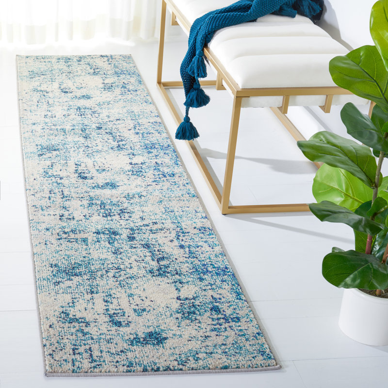 Abstract Area Rug, Runner 61 x 244 cm
