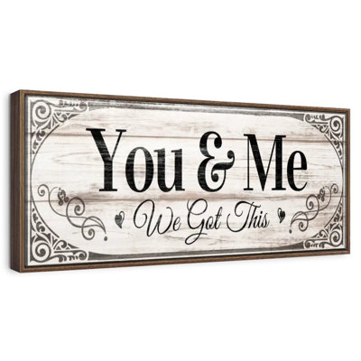 Plaque murale «We Got This Couples»