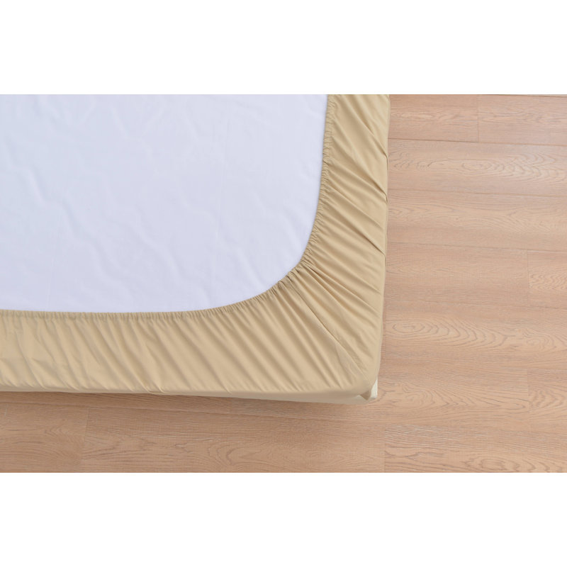 Ensemble de draps 1800 en rayonne de bambou, Grand, Beige