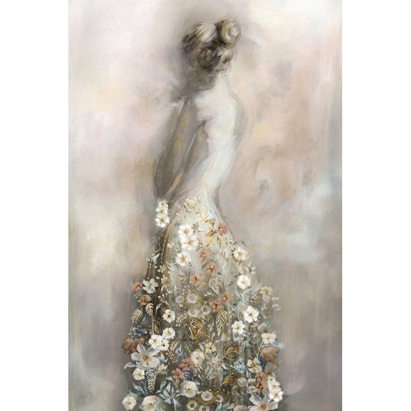 Enchanted Blossom Painting by Jacob Lincoln, 71" W x 47" H, Image Brush Gel