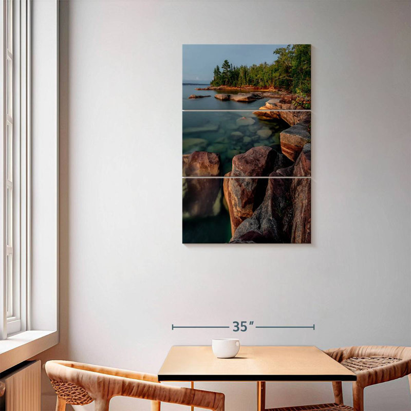 Early Morning At Lake Superior, 57" H x 36" W