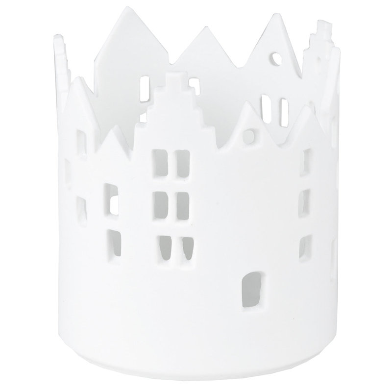 Porte-bougie City Light Cityscape - marché - P 3,9 po