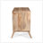 Stylish Mango Wood 2-Drawer 2-Door Cabinet With Natural Finish And Smart Storage Solutions