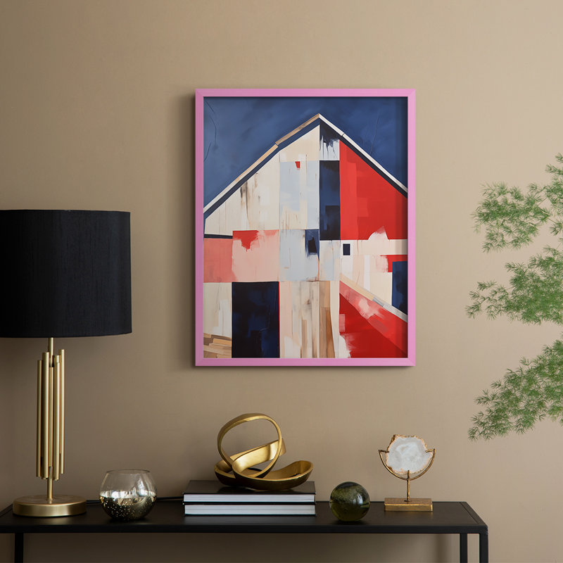 «LANDSCAPES Series Cxxxi», reproduction encadrée - bois massif, H 11 po x l 9 po