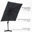 Parasol de patio extérieur en porte-à-faux Outsunny-946760025-946760026