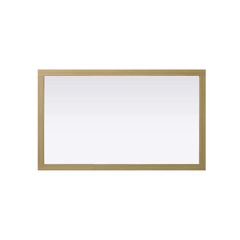 Miroir Noah, 36 po x 60 po, Brun miel, Rectangulaire