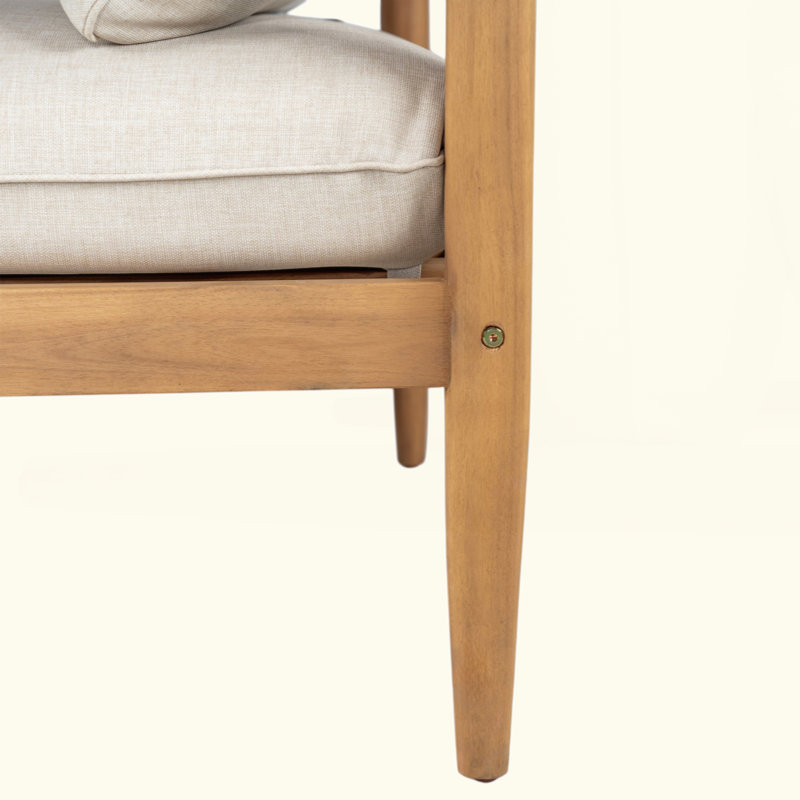 Méridienne d'extérieur en bois d'acacia, 2